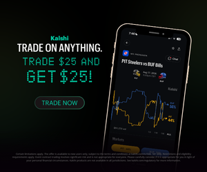Kalshi — Trade $25 and get $25