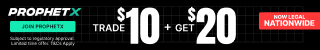 ProphetX — Trade $10, get $20